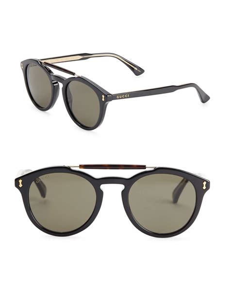 round & oval gucci sunglasses men